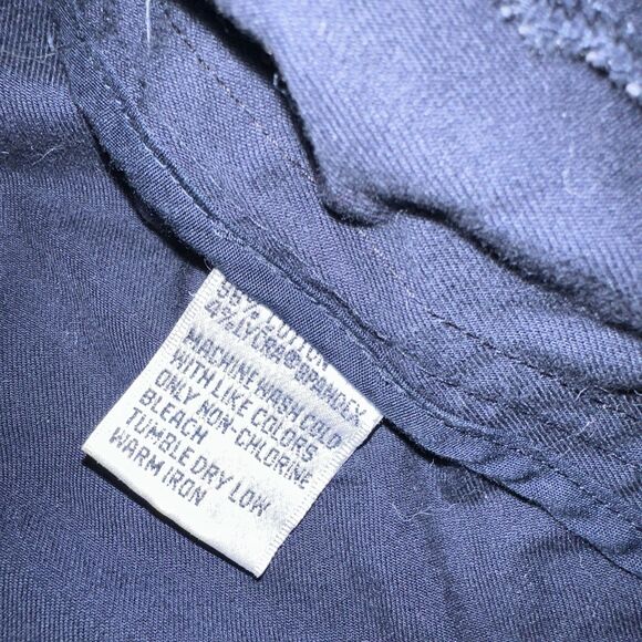 Talbots Women Navy Blue Long Sleeves Button Cotton/Spandex Jacket Size 6 - Picture 3 of 8